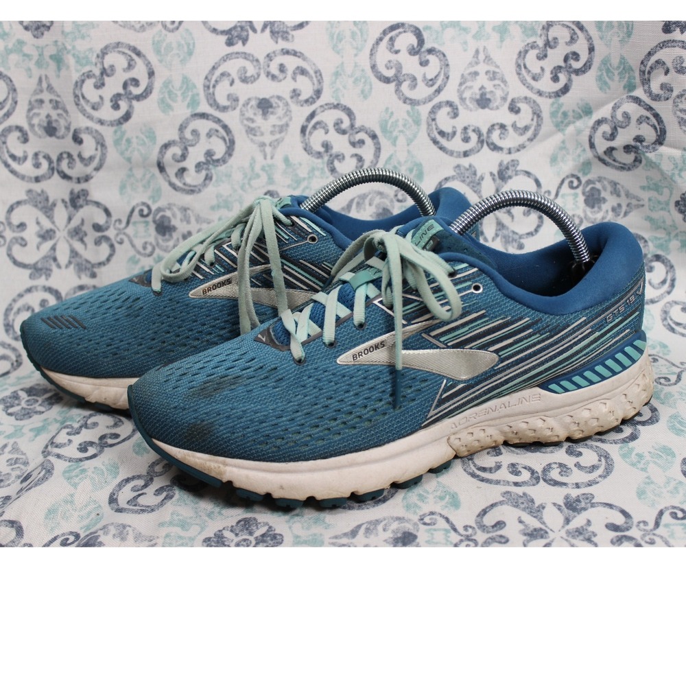 Brooks Adrenaline GTS 19 Running Shoes Cushion Support Blue‎ Size 11